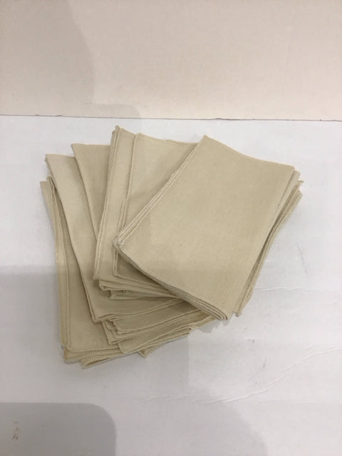 Set/12 Tan Dinner Napkins