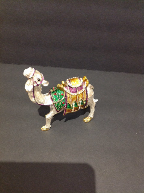 5" Adorned Camel Trinket Box