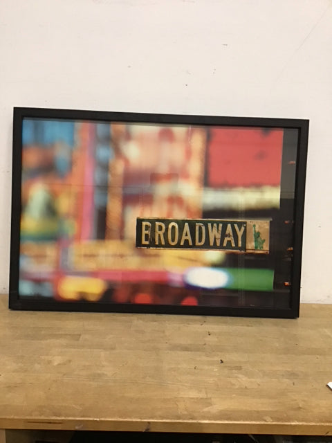38"x26" Z Gallerie Broadway Art