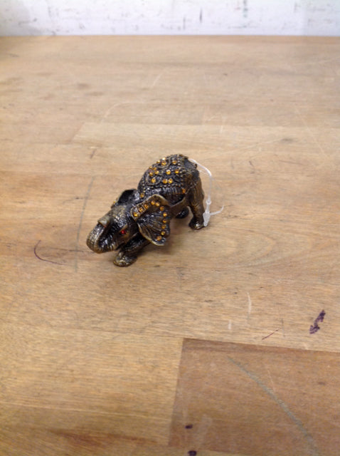 Enamel Elephant Trinket Box