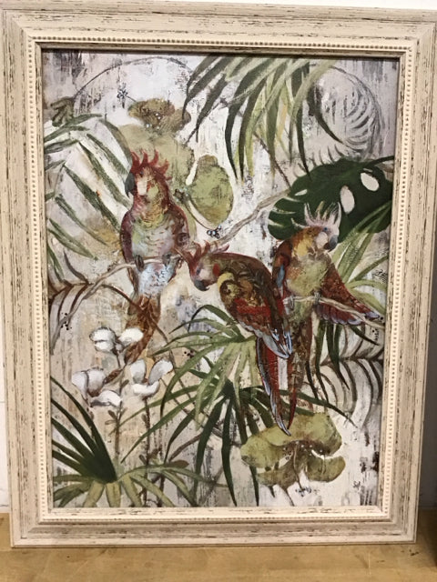 23"x29" Let's Talk Cockatoo Art