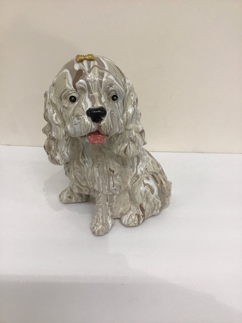 9x7 "Cookie" The Dog By Susan David