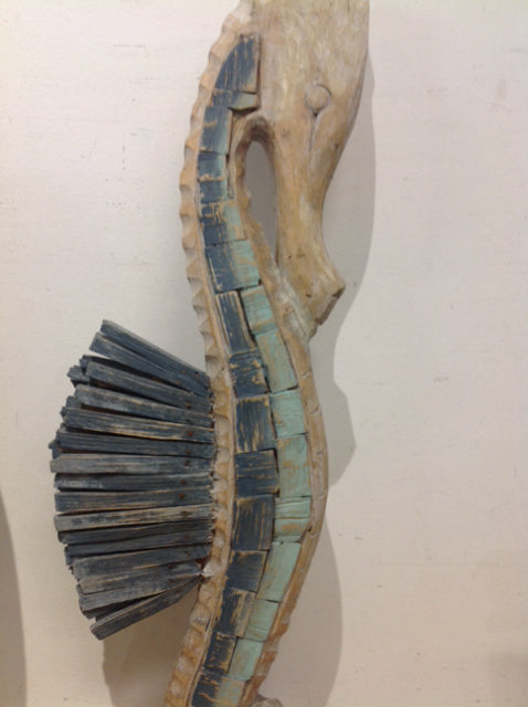 32" Driftwood Seahorse Sculpture