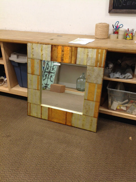 36" Square Modern Mirror