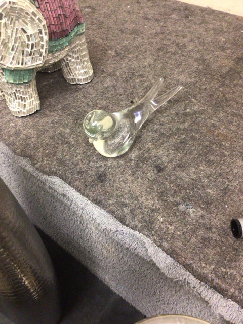 Glass Bird Paperweight