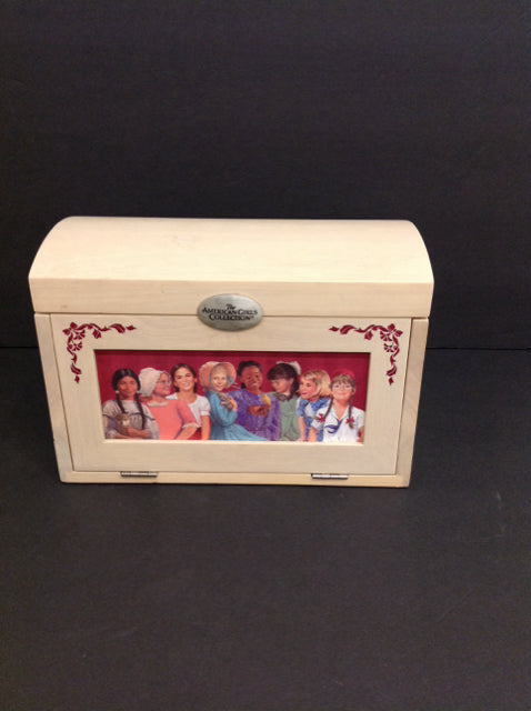 10x6 American Girls Wood Jewelry Box