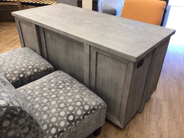 Havertys Grey Wood Desk
