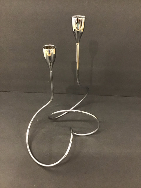 Abstract Metal Candle Sticks