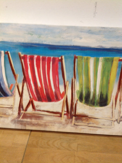 36" X 12" Beach Chair Canvas