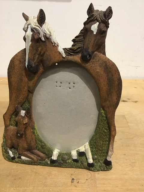 3.5"x5" 3 Horse Photo Frame