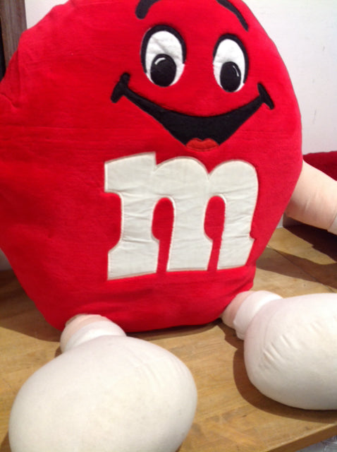 Pillow-  26" Red M & M