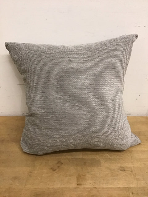 22" Gray Velour Down Filled