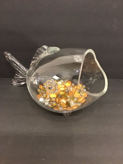 Blanko Glass Fish w/Marble Filler