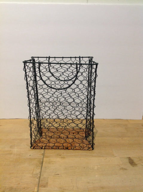 12" Metal Woven Basket
