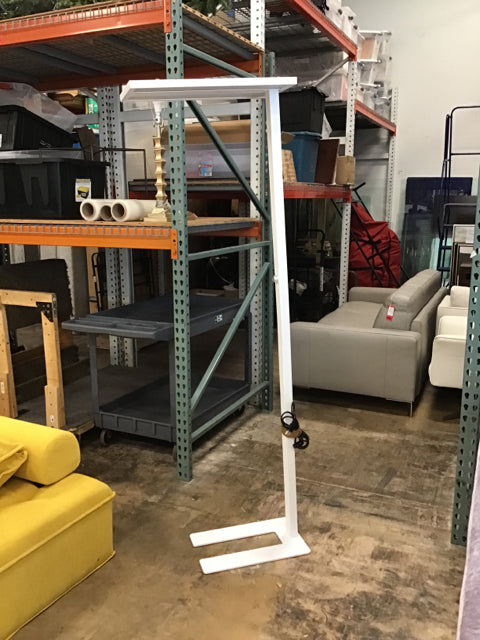 77" White Tiptolls Floor Lamp