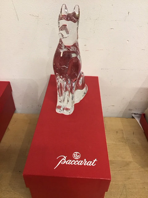 Baccarat Crystal Doberman