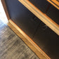 AS-IS Wood & Leather Wrapped Credenza