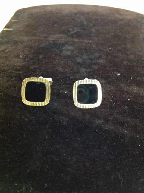 Sq Black Onyx Cufflinks