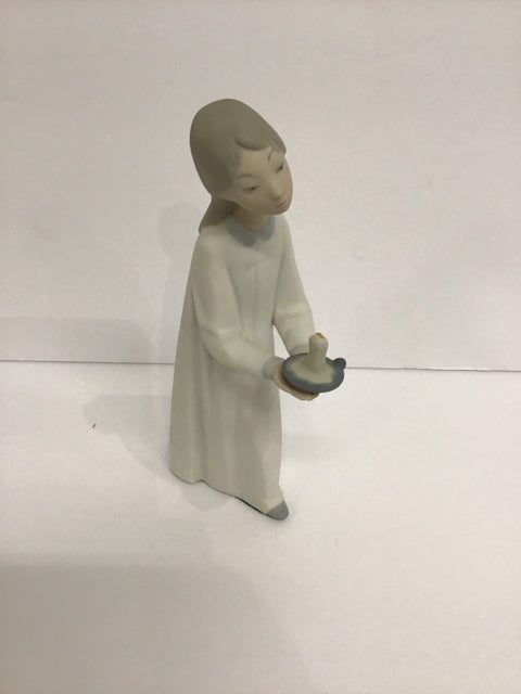 Lladro Porcelain "Girl with Candle"