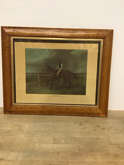 21x17 Framed Matilda Equestrian Art