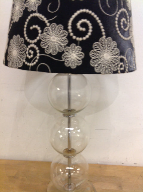 28" 3 Glass Ball Lamp