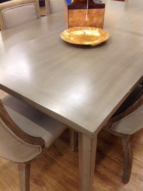 Grey Wood Dining Table