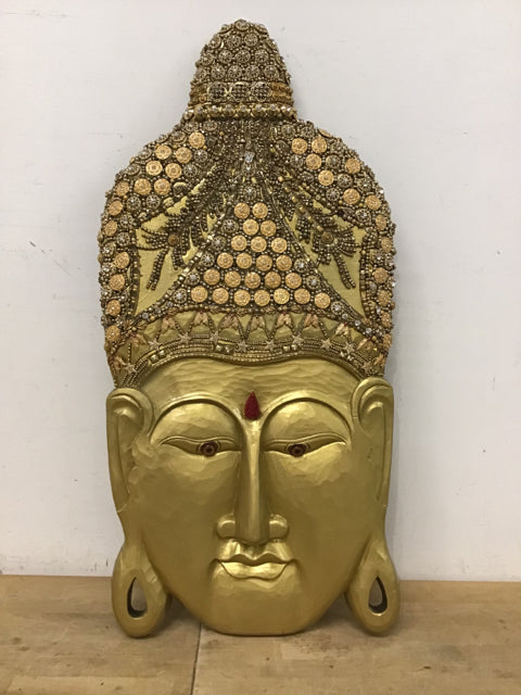 37x19 Buddha Head By Susan David