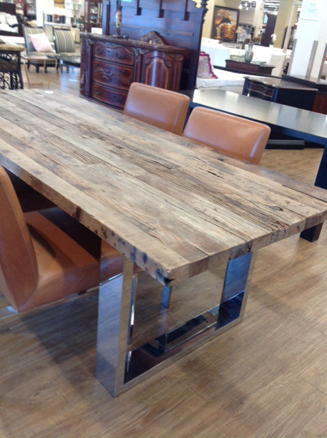 95"x 39" Wood Table