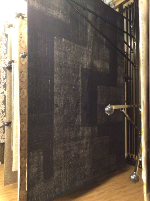 9' X 12' CB2 Larso Black Rug