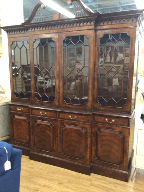 LLoyd Buxton 2 PC Wood China Cabinet