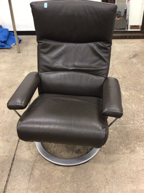 Brown Leather Recliner