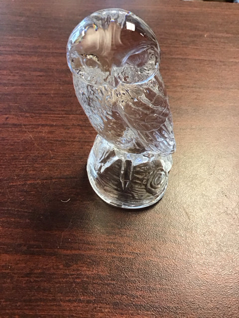 4" Glass Owl Figure