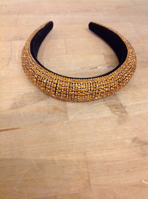 Women's- Gold Rhinestone Headband