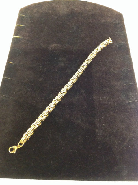 Men's Gold Link Bracelet
