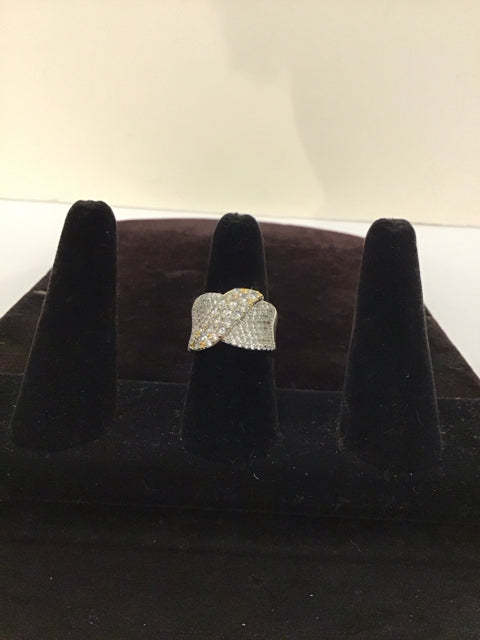 Silver/Pave Ring