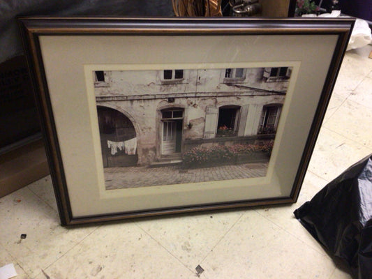 30 3/8" X 24 3/8" France Photograph Framed Print