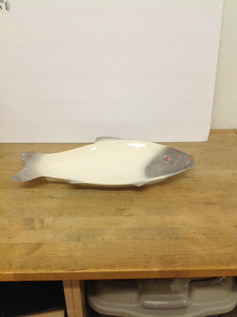 19.5" Ceramic Fish Tray