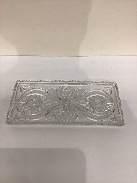 6x12 Cut Crystal Tray