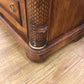 AS-IS Five Drawer Dark Wood Tall Chest