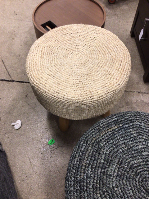 Raffia Natural Stool