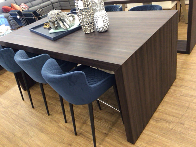 46" X 83" Black Custom Dining Table