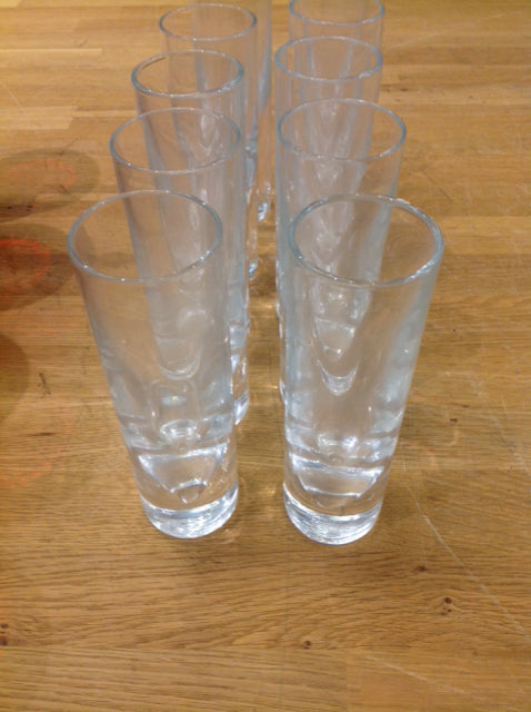 Set Of 10 High Ball Glasses