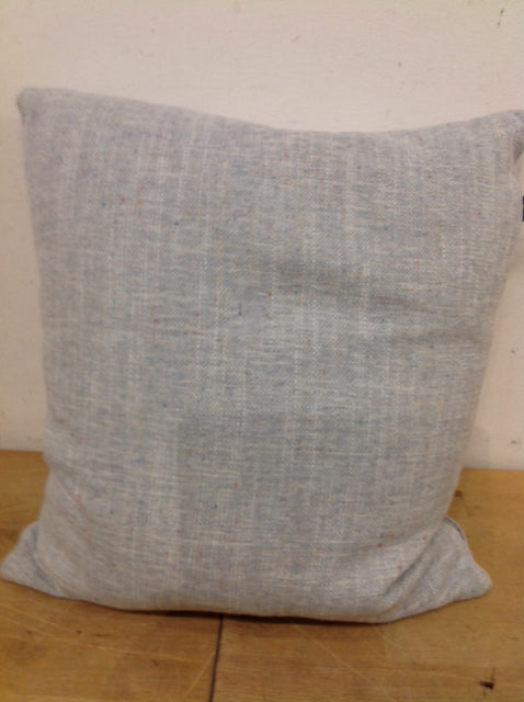 Pillow- Light Blue Tweed