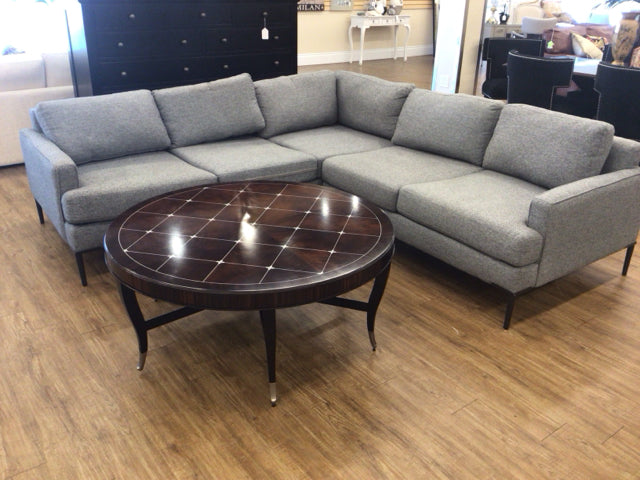 City Furniture Grey Two PC Fabric Sectional