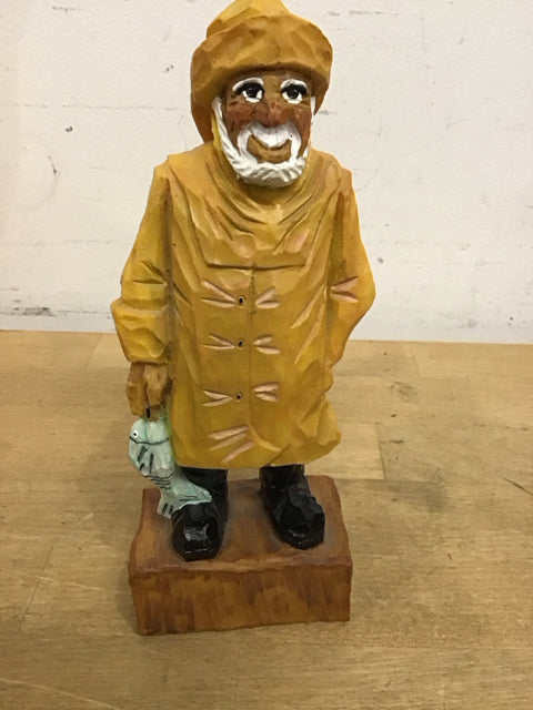 8" Fisherman Sea Captain Figure