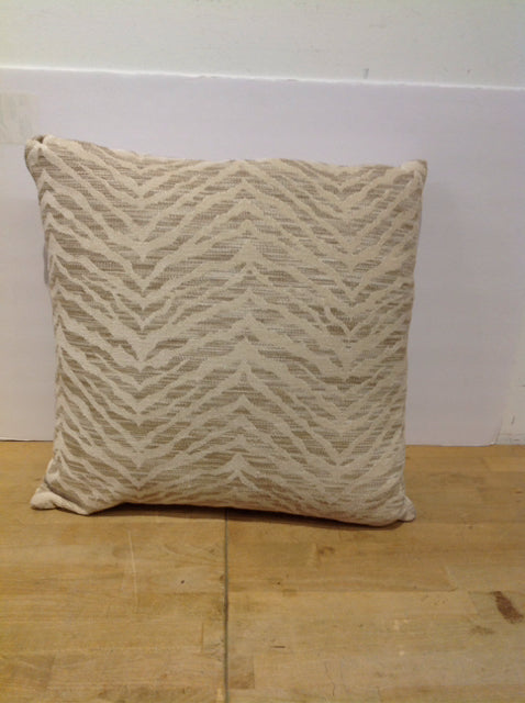 Tan/Beige Chenille Pillow