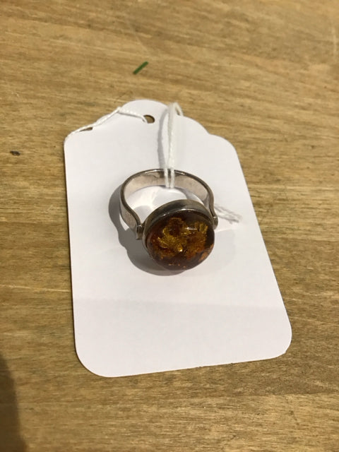 Amber Stone Ring