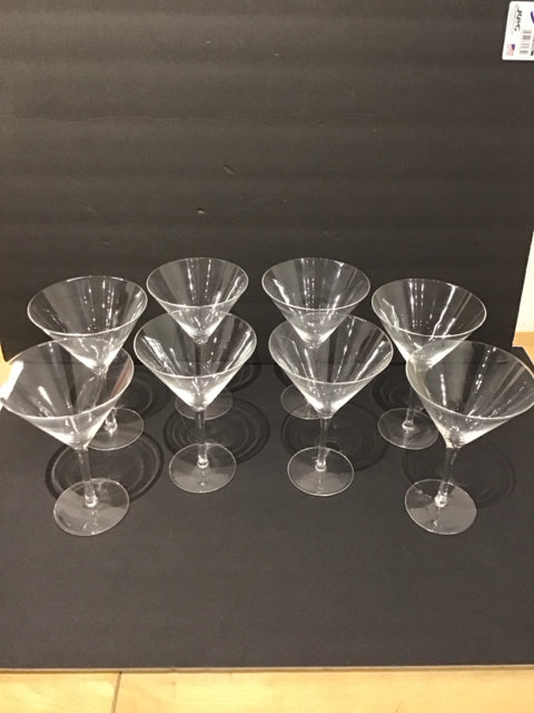 Set/8 Martini Glasses