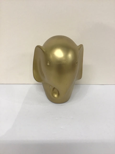 Gold Resin Elephant Table Decor