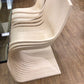 Set Of 8 Piegatto Sculptural Dining Chairs